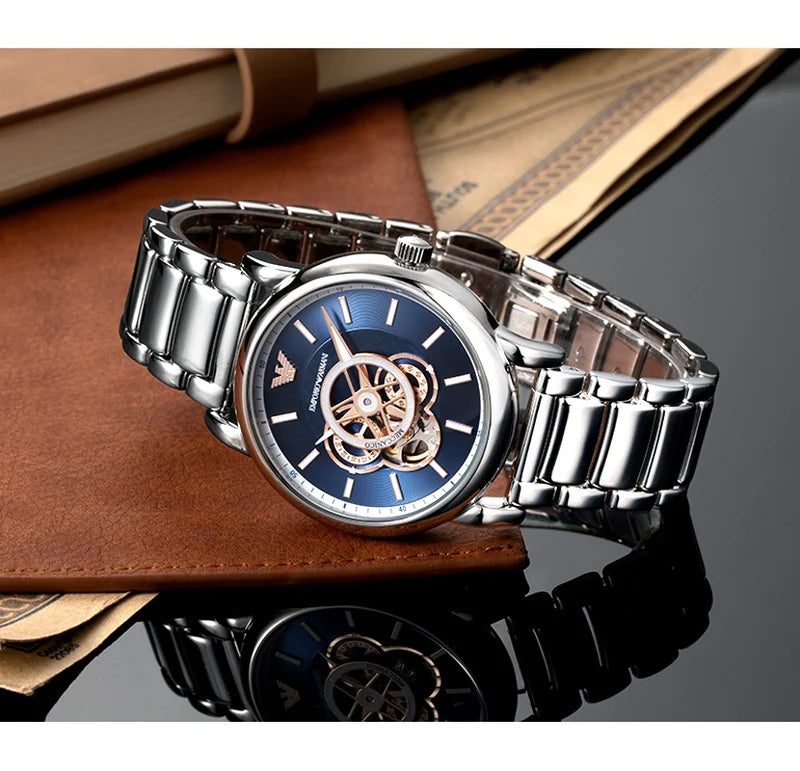 Vyriškas laikrodis EMPORIO ARMANI LUIGI Open Heart AUTOMATIC AR60036