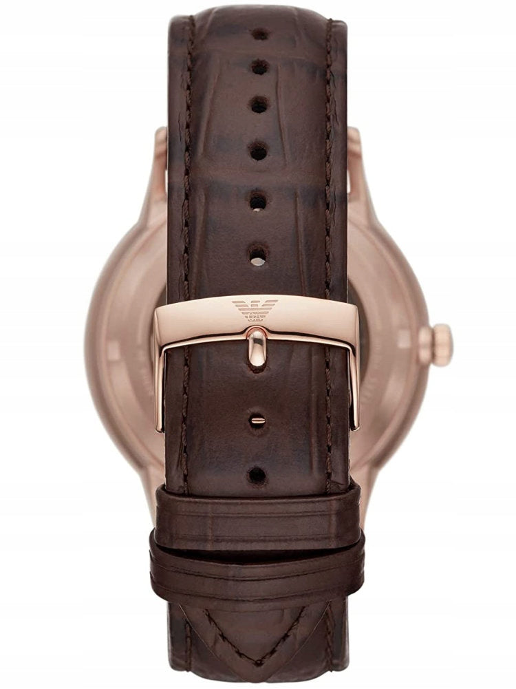 Vyriškas laikrodis EMPORIO ARMANI SKELETON AUTOMATIC AR60039 (zi055b)