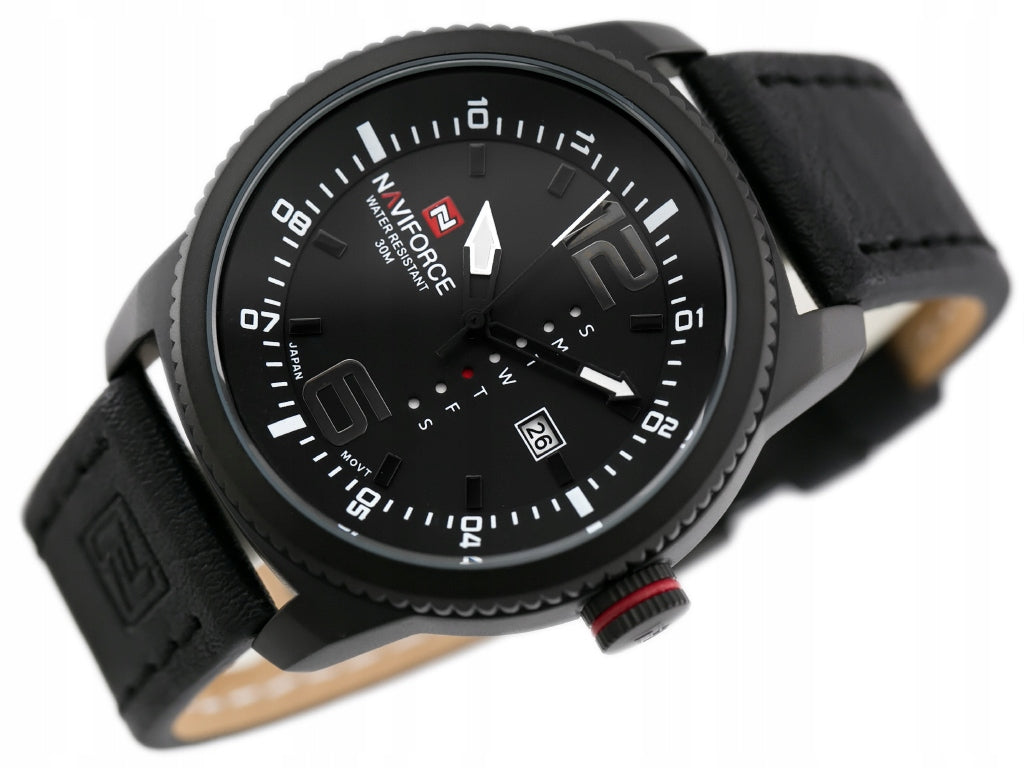 Vyriškas laikrodis NAVIFORCE - TOKKER +DATA odinis dirželis
