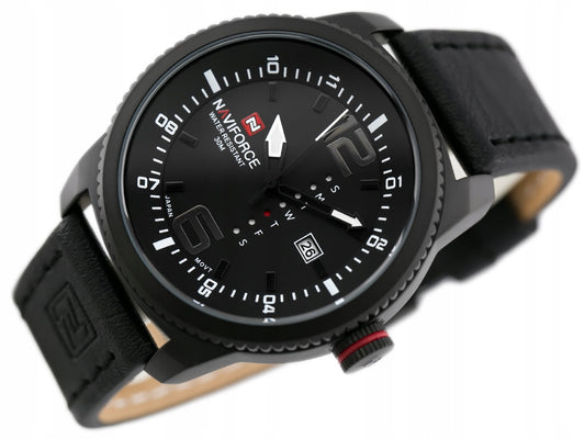 Vyriškas laikrodis NAVIFORCE - TOKKER +DATA odinis dirželis