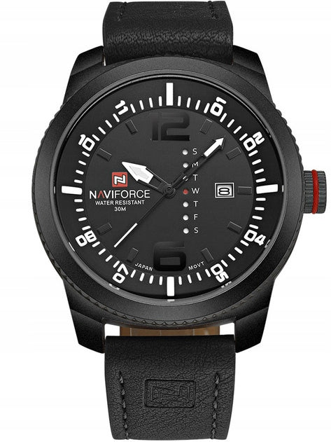Vyriškas laikrodis NAVIFORCE - TOKKER +DATA odinis dirželis