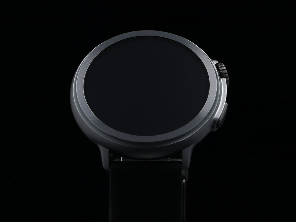 Vyriškas išmanusis laikrodis funkcijos PRANEŠIMAI PULSAS GlacierX Aura Juodas