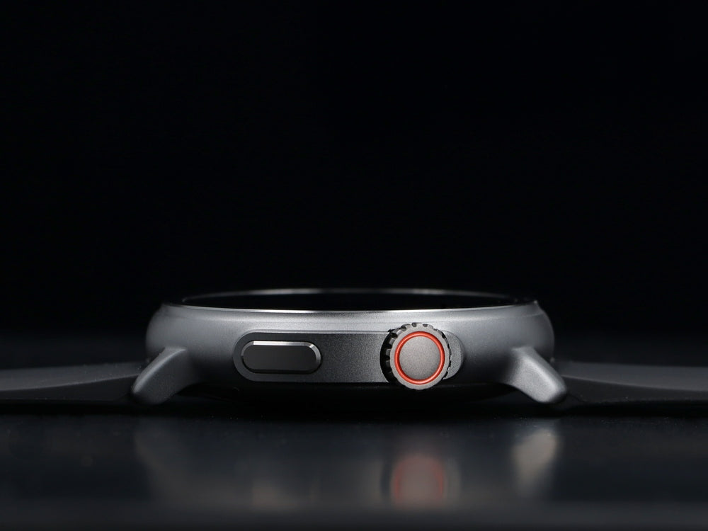 Vyriškas išmanusis laikrodis funkcijos PRANEŠIMAI PULSAS GlacierX Aura Juodas