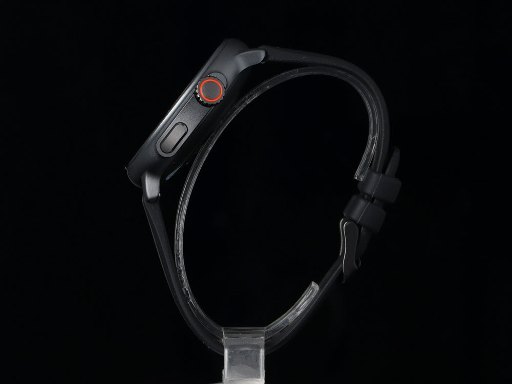 Vyriškas išmanusis laikrodis funkcijos PRANEŠIMAI PULSAS GlacierX Aura Juodas