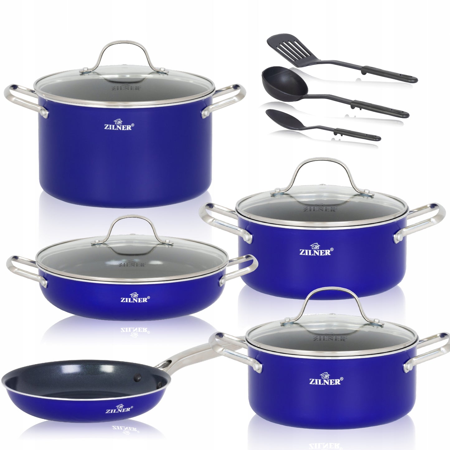 14 dalių rinkinys su marmurine danga ZILNER ZL-8136