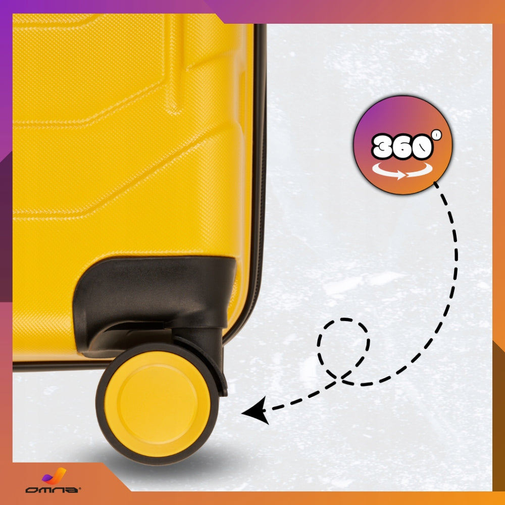 3 kelioninių lagaminų rinkinys 3in1 ABS bagažas lagaminas ant ratukų 94L+63L+40L