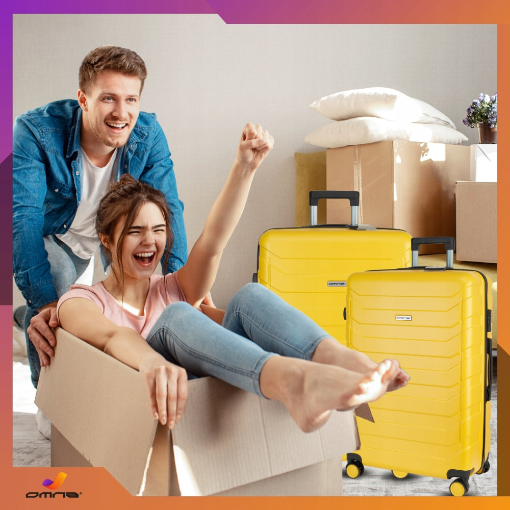 3 kelioninių lagaminų rinkinys 3in1 ABS bagažas lagaminas ant ratukų 94L+63L+40L