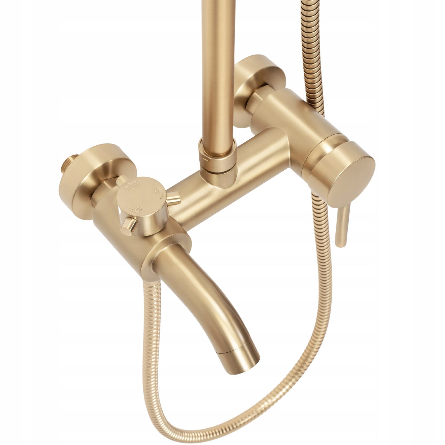 Dušo komplektas LUIS Auksas šlifuotas Gold Brush REA