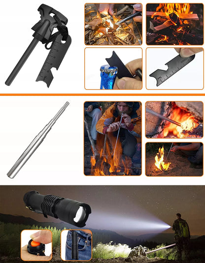 Karinis "Survival" rinkinys, nepakeičiamas daiktas išgyvenimui 32in1 Multitool