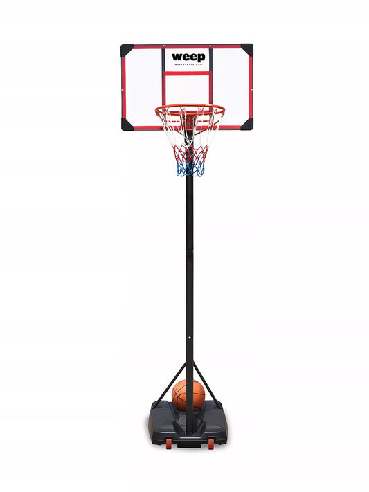 Krepšys krepšiniui WEEP TN001 reguliuojamas iki 260cm, mobilus 82x52cm