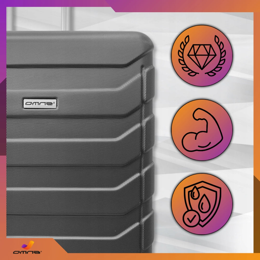 Kelioninių lagaminų rinkinys su ratukais, didelis 94L, vidutinis 63L, mažas 40L