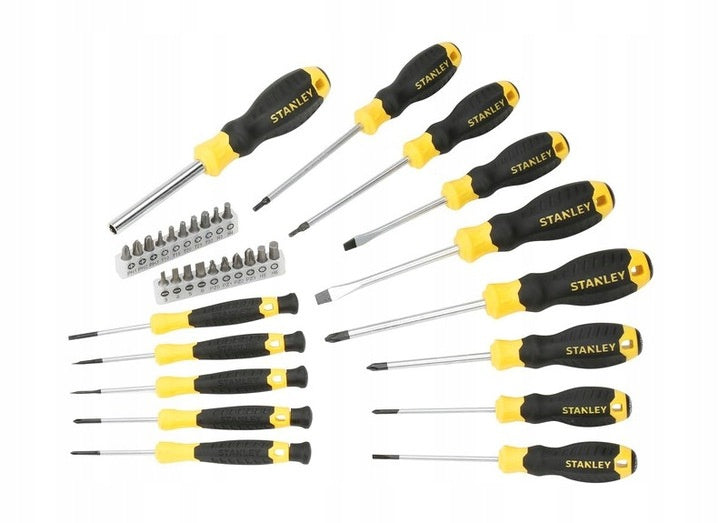 Stanley STHT0-62141 atsuktuvų rinkinys, 34 vnt., atsuktuvas, antgaliai 62-14
