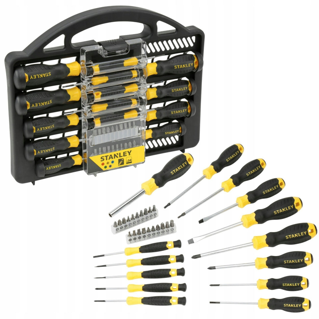 Stanley STHT0-62141 atsuktuvų rinkinys, 34 vnt., atsuktuvas, antgaliai 62-14