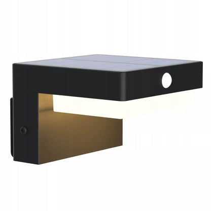 Zewnętrzna solarna lampa ścienna LED MALI z czujnikiem ruchu PIR i ładowaniem USB