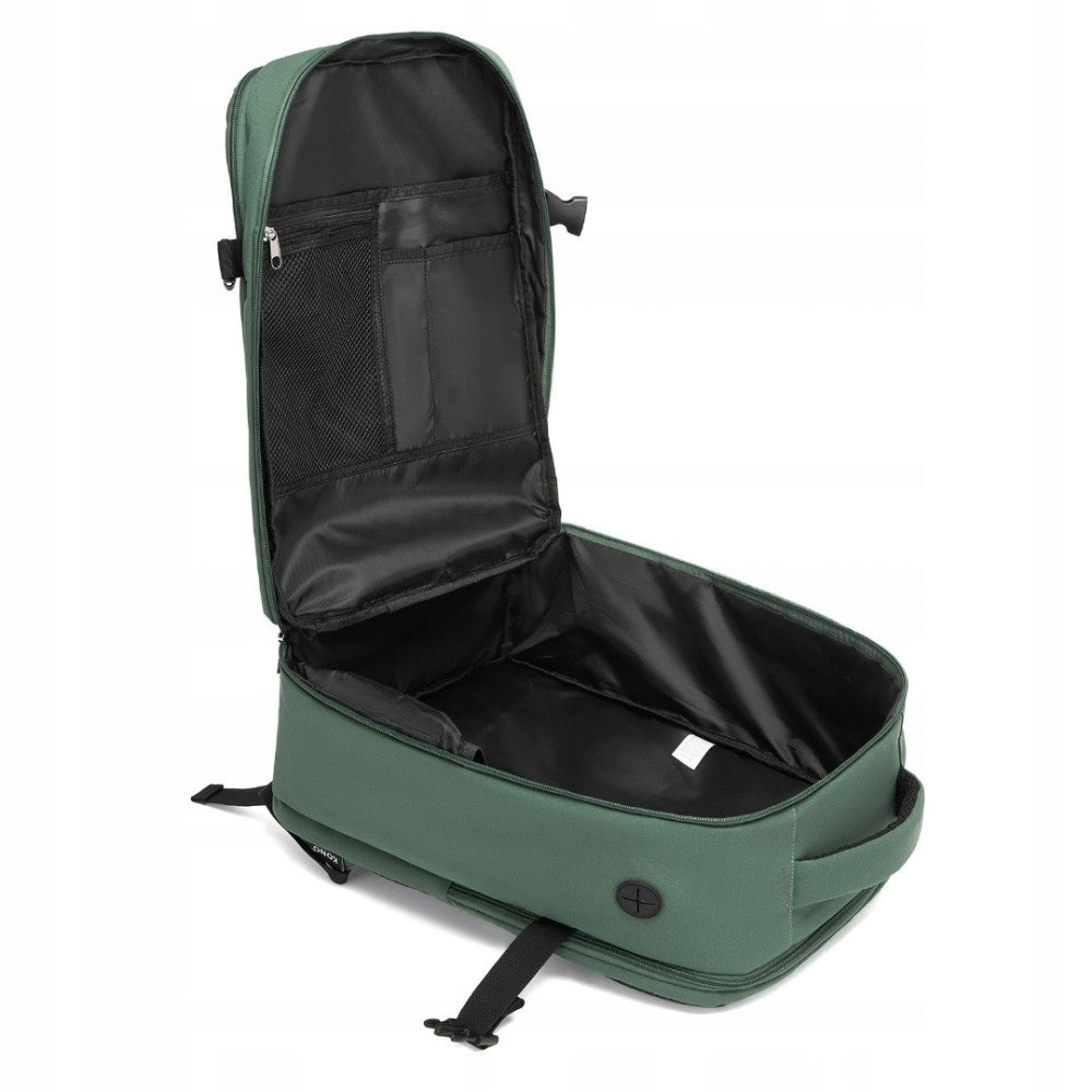 Žalia Kuprinė Rankinė Lėktuvui 40x30x20 RYANAIR Wizz Air Kabininė Rosso