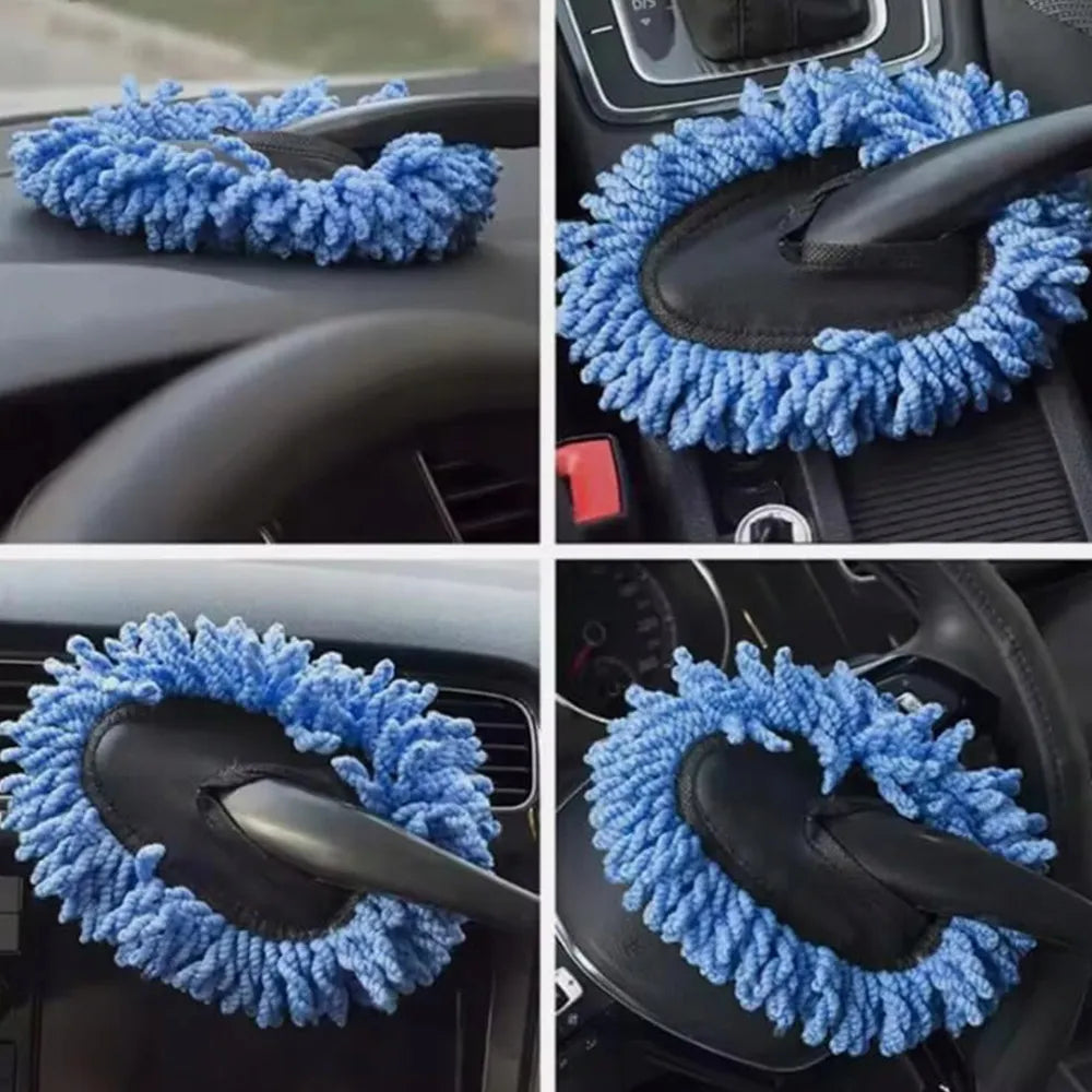30 vnt. detalaus automobilio valymo rinkinys, šepetėliai, padeliai, krepšys