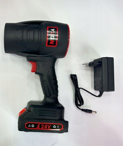 Belaidis akumuliatorinis lapų pūstuvas, turbokompresorius