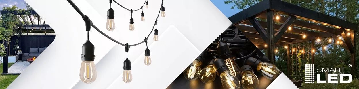 SODO GIRLIANDA ŠVIESOS GRANDINĖ 20M 40X LED E27
