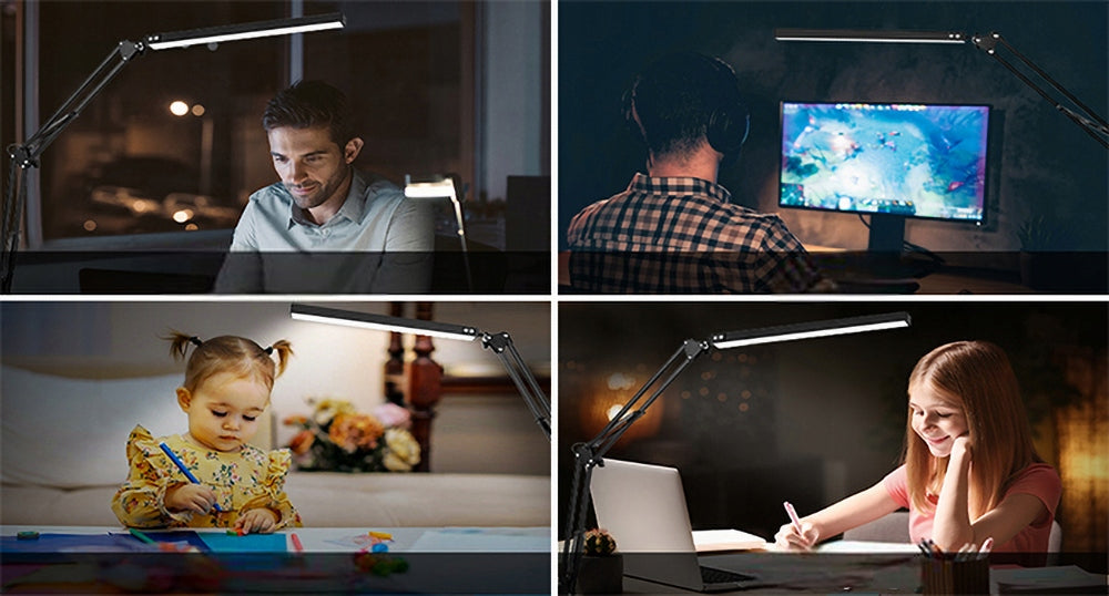 10W LED stalinė lempa prie rašomojo stalo mokyklai naktinė braižymo lempa reguliuojama