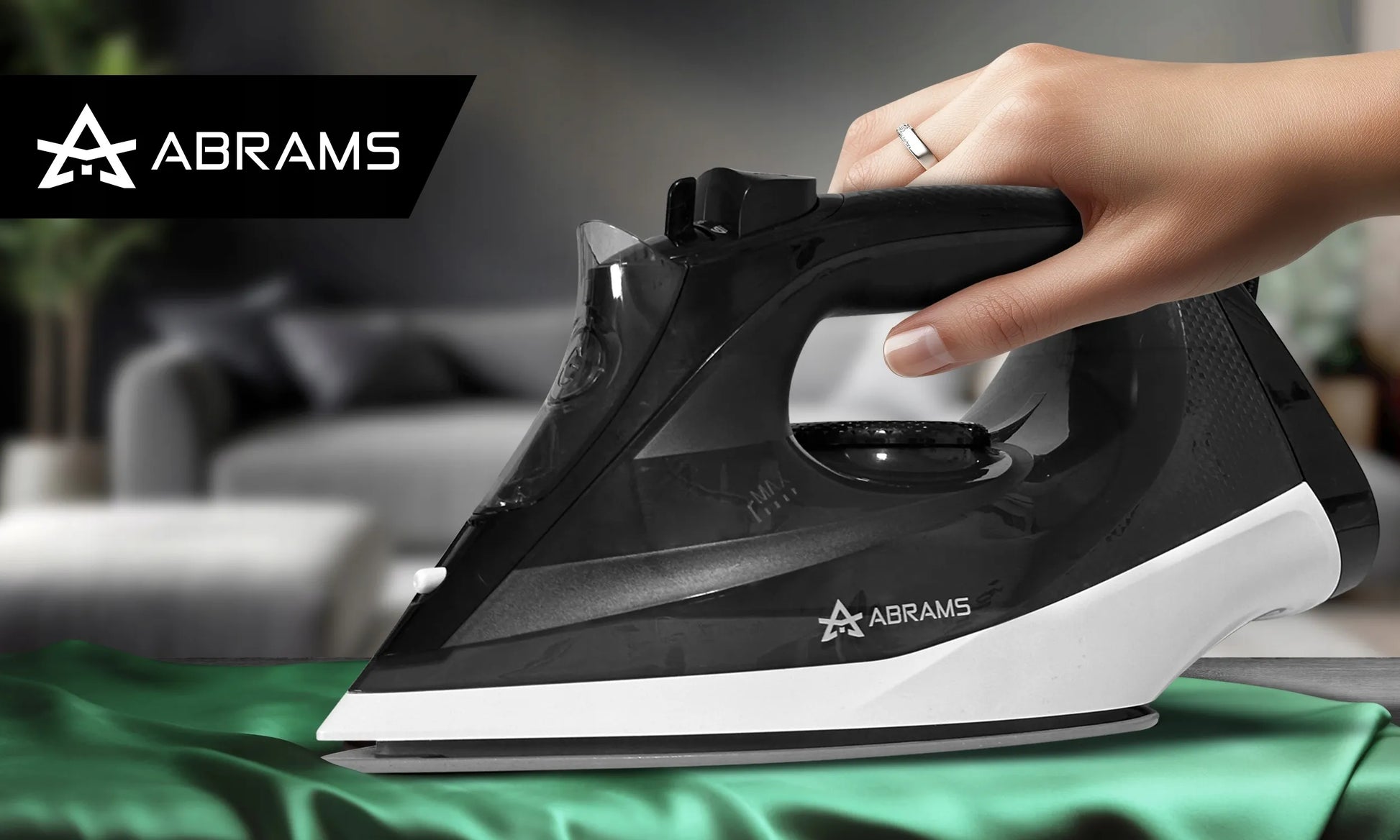 Abrams garų lygintuvas OS-220, keraminis padas, 3000 W, Anti-Drip, Anti-Calc