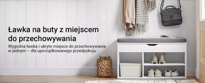 SoBuy suolas su atidaroma sėdyne ir batų laikymo skyriumi FSR45-HG
