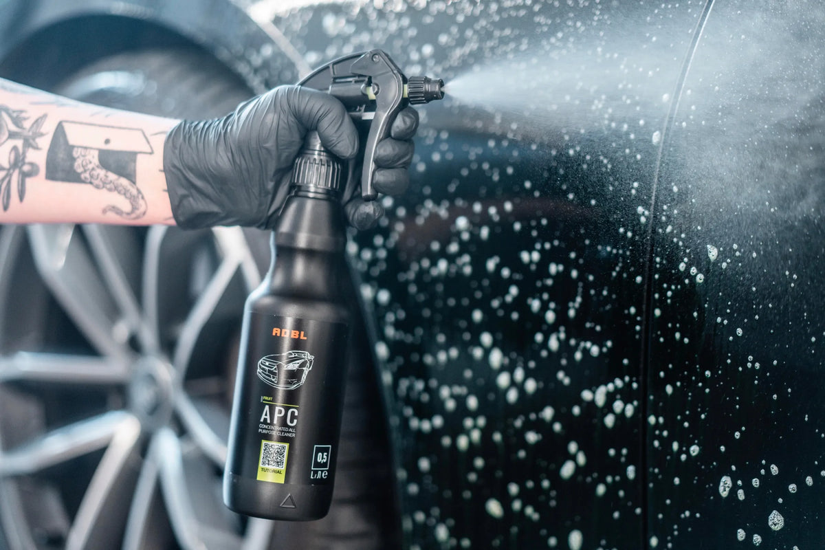 ADBL automobilio salono, plastikinių paviršių ir apmušalų valymo priemonių rinkinys
