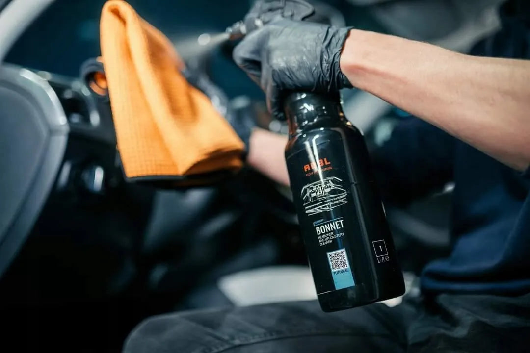 ADBL automobilių priežiūros rinkinys: langams, salonui, ratlankiams ir kėbului 5x 500ml