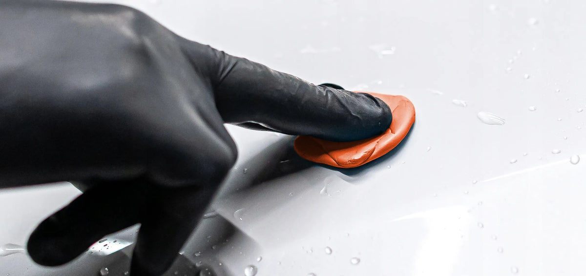 ADBL Clay Bar Orange, 2 × 50 g minkšta molio masė automobilių lakui