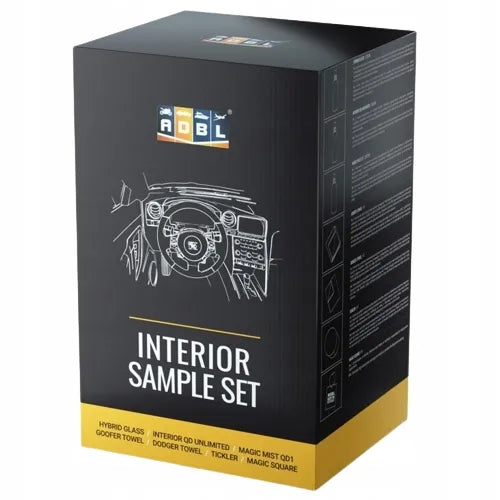 ADBL INTERIOR SAMPLE SET – automobilio salono priežiūros rinkinys