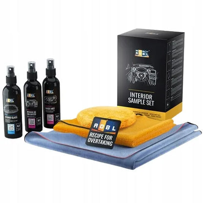 ADBL INTERIOR SAMPLE SET – automobilio salono priežiūros rinkinys