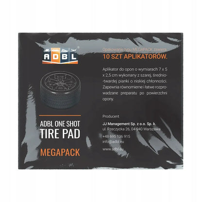 ADBL One Shot Tire Pad aplikatoriai padangoms, 10 vnt.