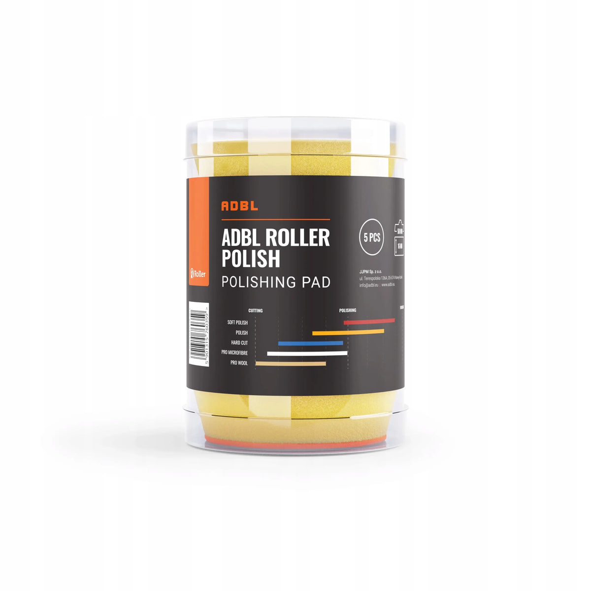 ADBL Roller Polish DA50 – 5 vidutinio dydžio poliravimo padai