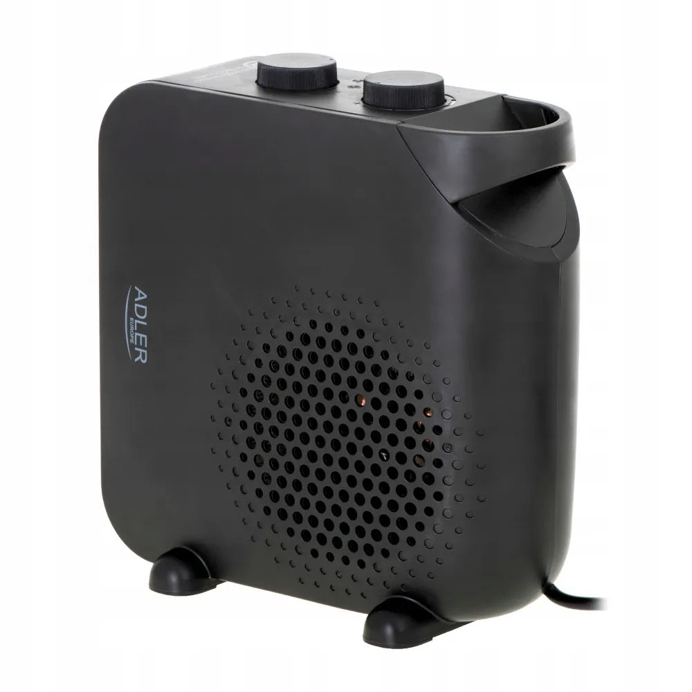 ADLER 7725B elektrinis termoventiliatorius 2000 W su ventiliatoriumi ir termostatu