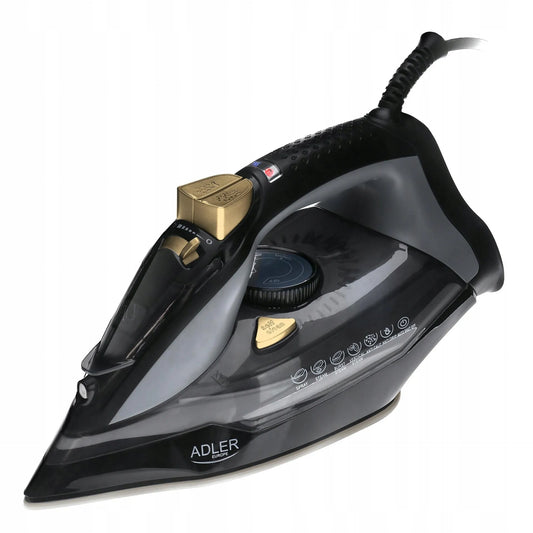 Adler AD 5038 garinis lygintuvas su keraminiu padu, 3000 W, vertikalus garinimas, „Anti-Calc“