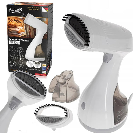 ADLER AD 5042 rankinis drabužių garintuvas, 1500 W, gležniems audiniams