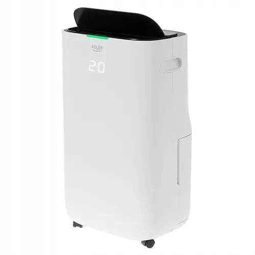 ADLER AD 7863 automatinis oro sausintuvas ir valytuvas, 25 l/24 val., iki 60 m², 6,5 l talpykla, laikmatis