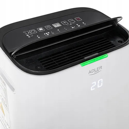 ADLER AD 7863 automatinis oro sausintuvas ir valytuvas, 25 l/24 val., iki 60 m², 6,5 l talpykla, laikmatis