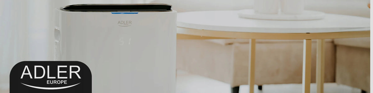 ADLER AD 7863 automatinis oro sausintuvas ir valytuvas, 25 l/24 val., iki 60 m², 6,5 l talpykla, laikmatis