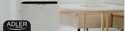 ADLER AD 7863 automatinis oro sausintuvas ir valytuvas, 25 l/24 val., iki 60 m², 6,5 l talpykla, laikmatis