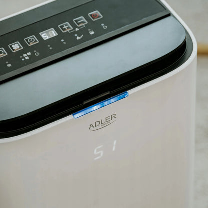 ADLER AD 7863 automatinis oro sausintuvas ir valytuvas, 25 l/24 val., iki 60 m², 6,5 l talpykla, laikmatis