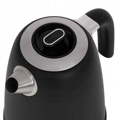 ADLER AD1295b belaidis metalinis elektrinis virdulys, 1,7 l, 2200 W, su temperatūros reguliavimu