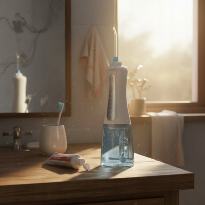 „Adler“ belaidis burnos irigators, 10 antgalių, 5 režimai, USB-C, 350 ml, AD2185