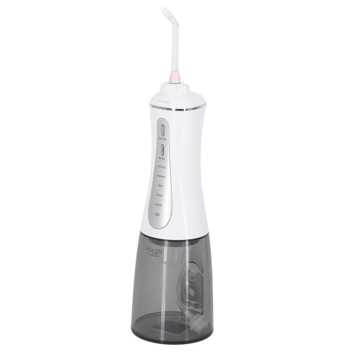 „Adler“ belaidis burnos irigators, 10 antgalių, 5 režimai, USB-C, 350 ml, AD2185