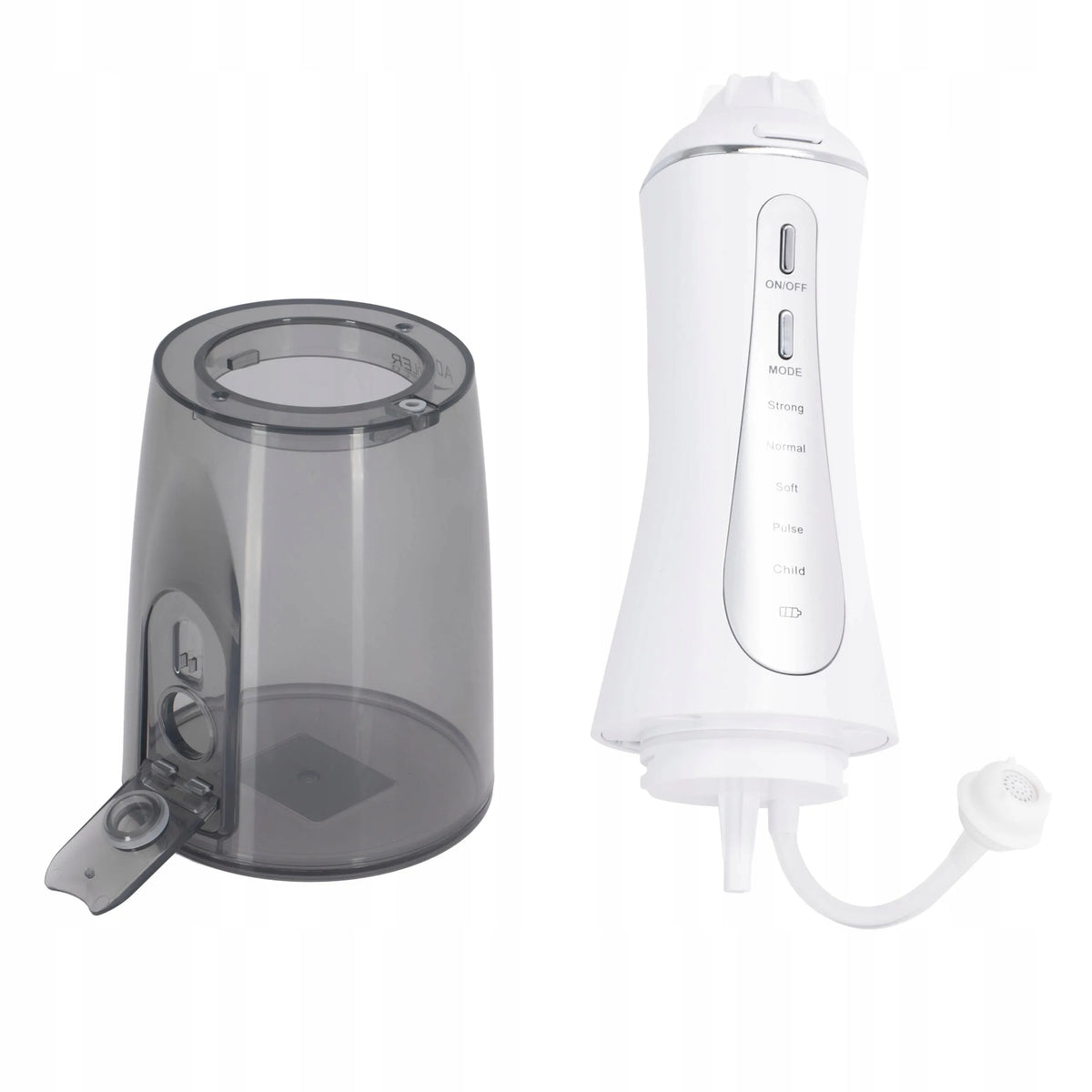 „Adler“ belaidis burnos irigators, 10 antgalių, 5 režimai, USB-C, 350 ml, AD2185