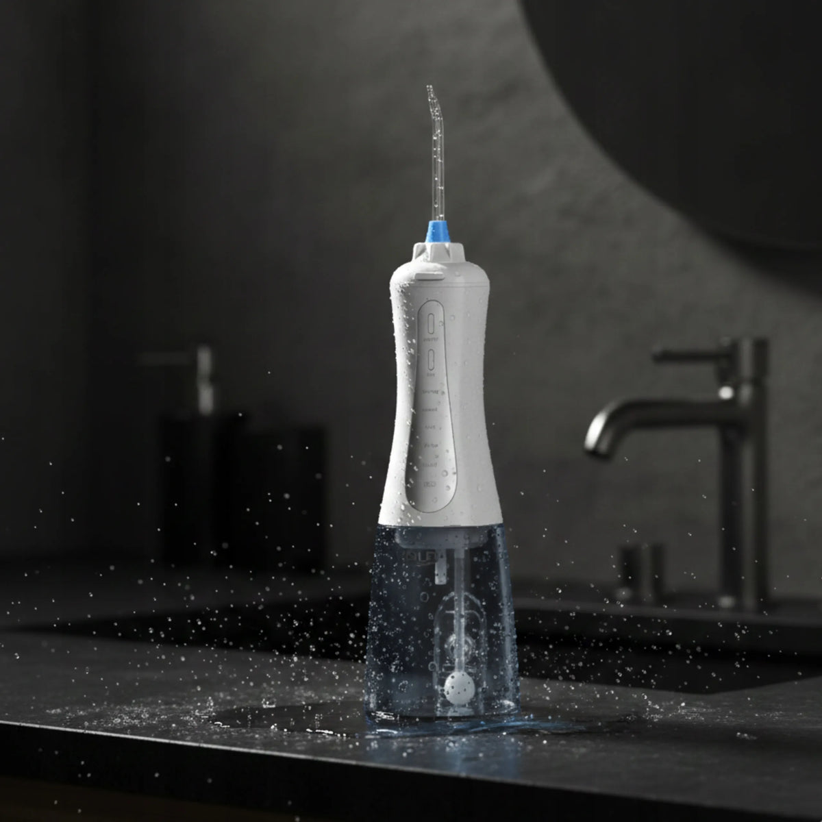 „Adler“ belaidis burnos irigators, 10 antgalių, 5 režimai, USB-C, 350 ml, AD2185