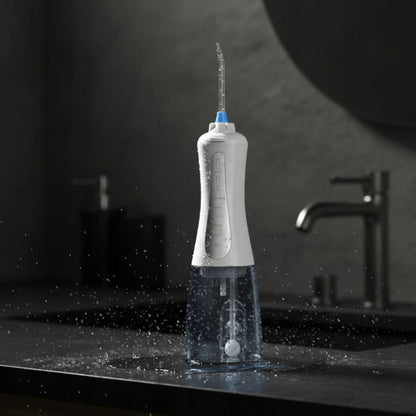 „Adler“ belaidis burnos irigators, 10 antgalių, 5 režimai, USB-C, 350 ml, AD2185