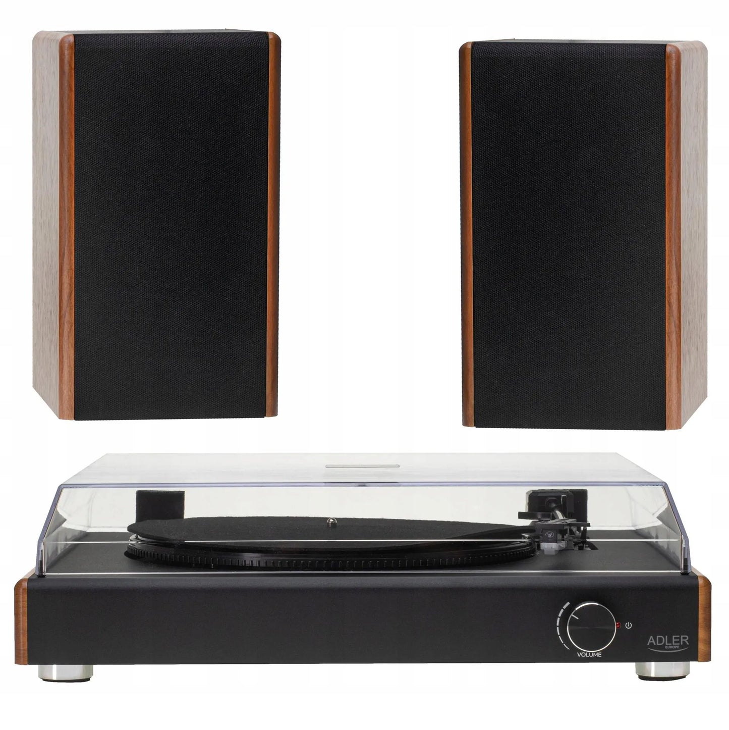 Adler Gramofon 1915 vinilinių plokštelių grotuvas Bluetooth USB 3 greičiai 7 10 12 colių
