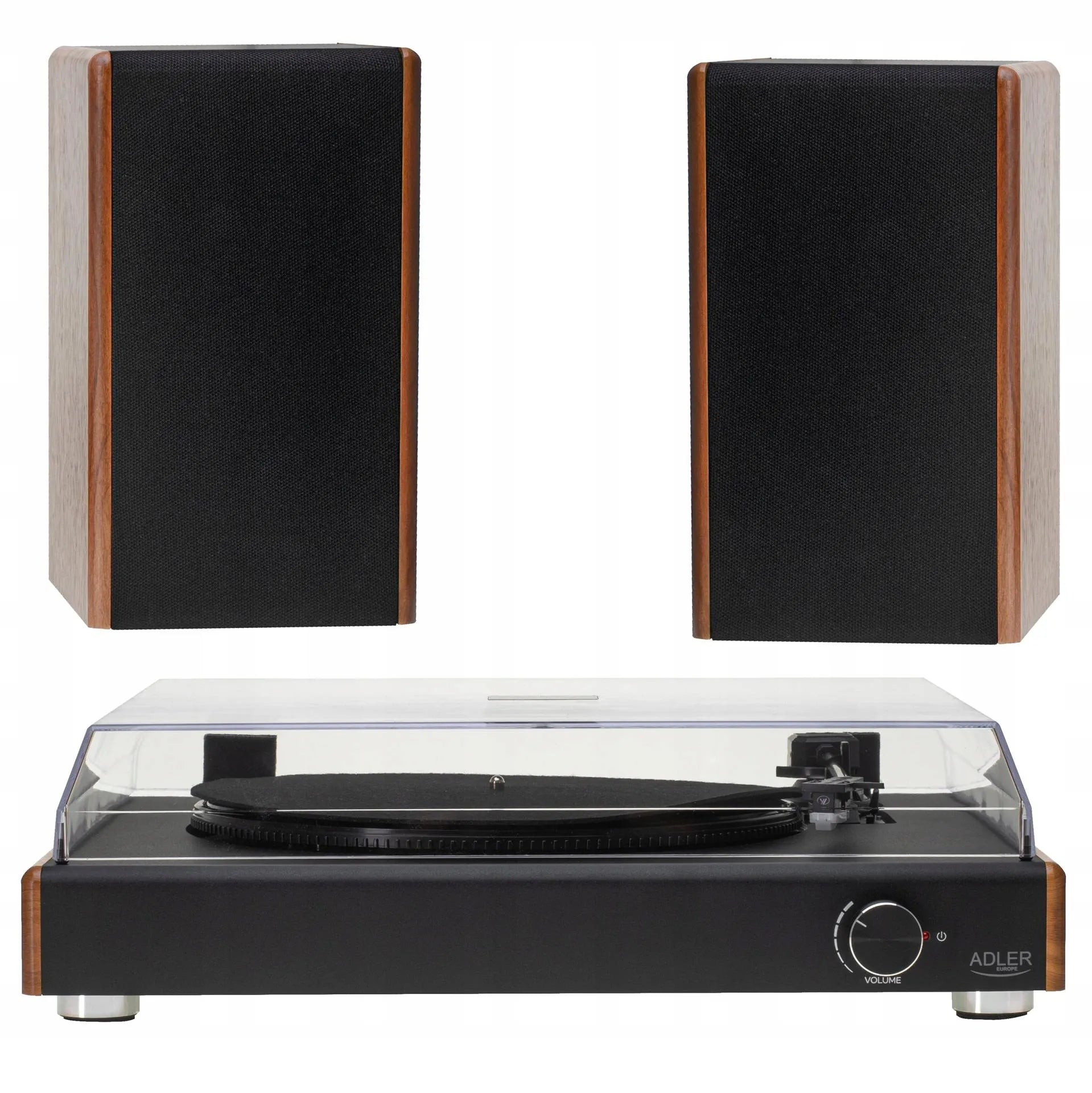 Adler Gramofon 1915 vinilinių plokštelių grotuvas Bluetooth USB 3 greičiai 7 10 12 colių