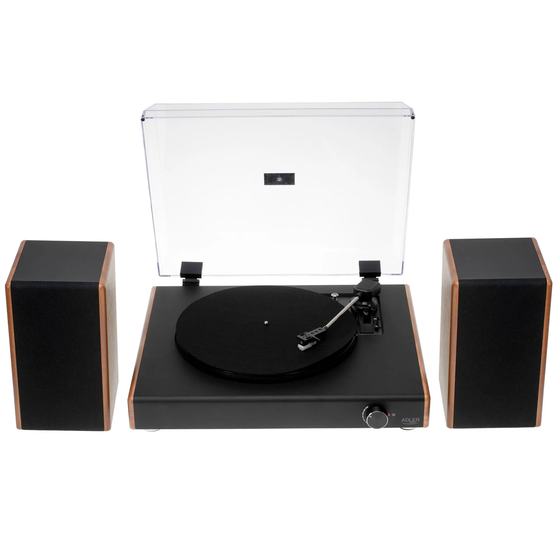 Adler Gramofon 1915 vinilinių plokštelių grotuvas Bluetooth USB 3 greičiai 7 10 12 colių