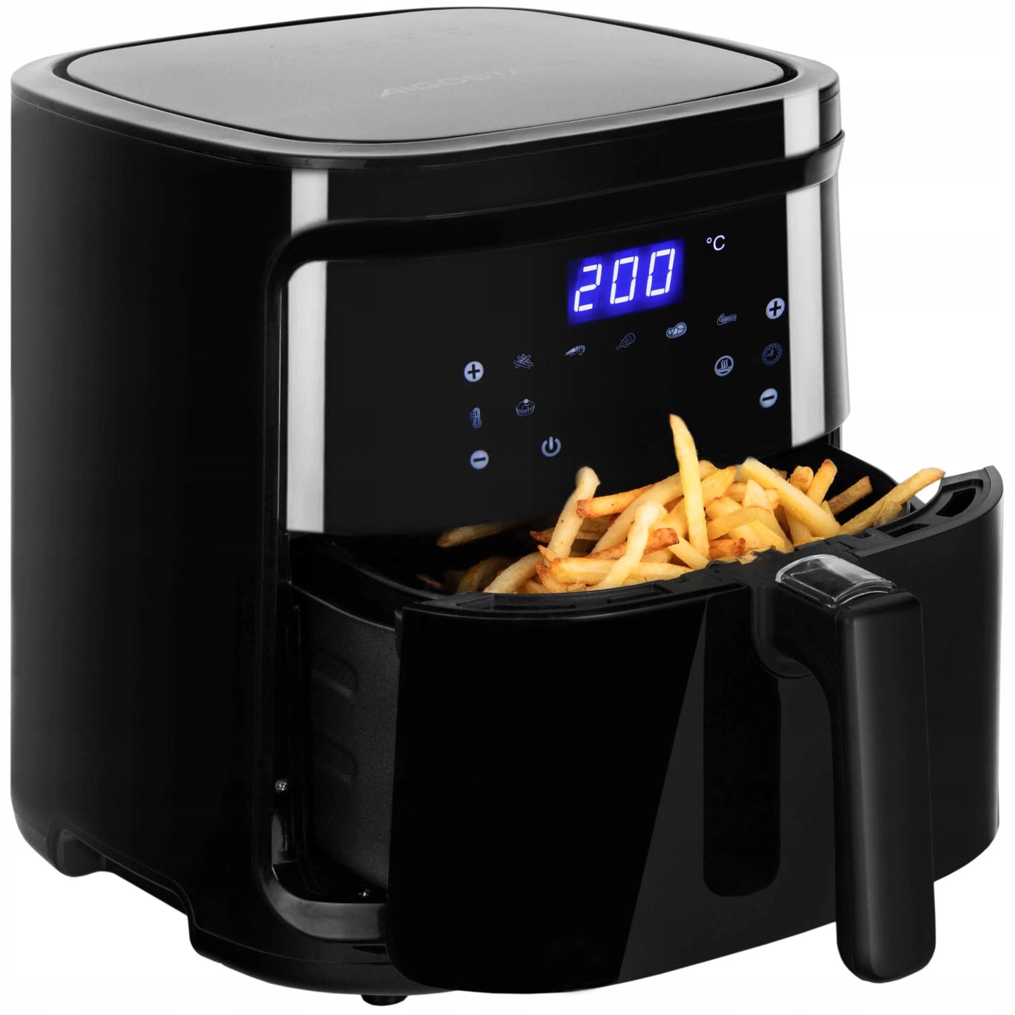 Aigostar 7L 1900W bekailė gruzdintuvė Air Fryer XL LCD Smart juoda